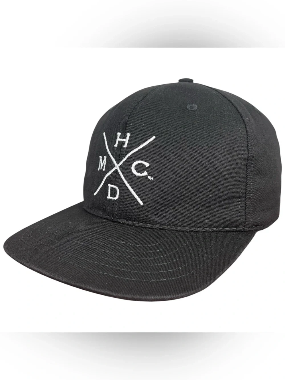 Harley-Davidson HDMC Embroidered Black Snapback Hat Cap One Size Made In USA